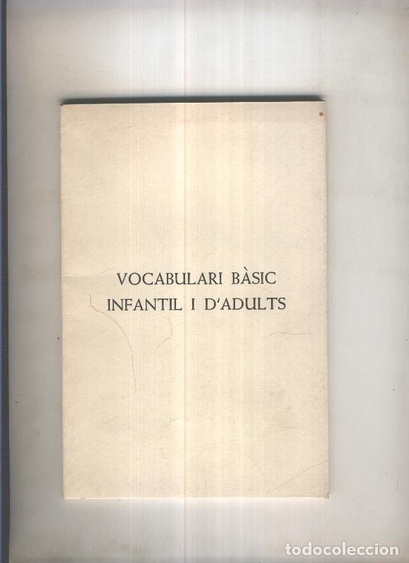 Libros: Vocabulari Basic infantil i d adults - varios - Foto 1