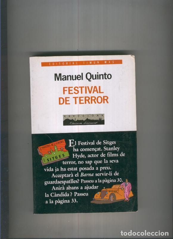Libros: Festival de terror - Manuel Quinto - Foto 1