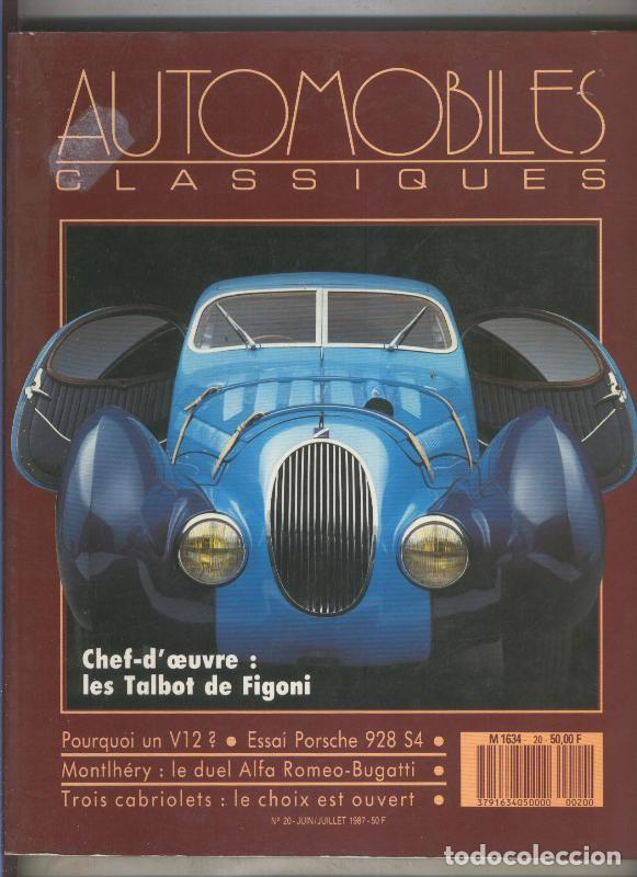 Libros: Automobiles classiques numro 20, junio/julio 1987 - Varios - Foto 1