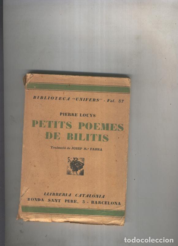 Libros: Petits poemes de Bilitis - Pierre Louys - Foto 1
