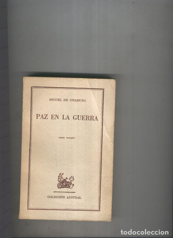 Libros: Paz en la guerra - Miguel de Unamuno - Foto 1
