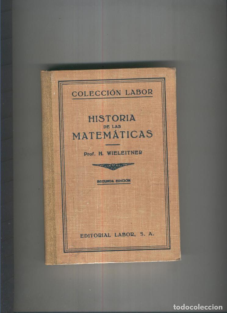 Libros: Historia de las Matematicas - Prof. H. Wileitner - Foto 1