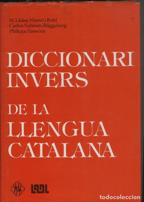 Libros: Diccionari Invers de la Llengua Catalana - Varios - Foto 1