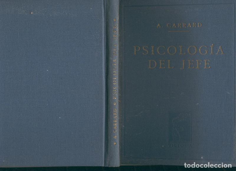 B&uuml;cher: Psicologia del jefe: su formacion y su mision - A. Carrard