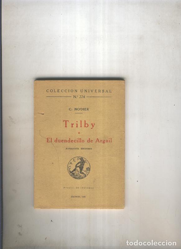 Libros: Trilby o el duendecillo de Argail - C. Nodier - Foto 1