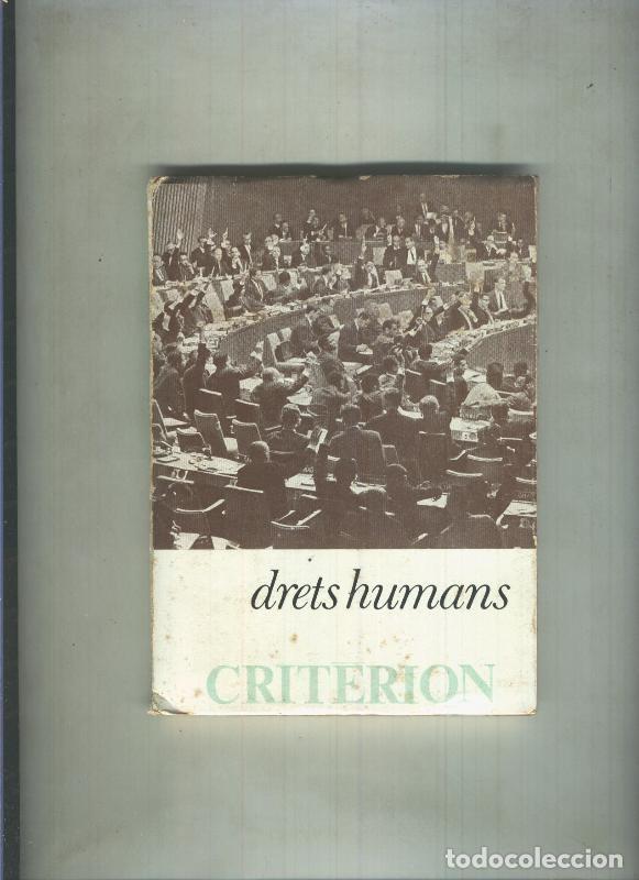 Libri di seconda mano: Ideologica Criterion numero 036: Drets Humans - varios