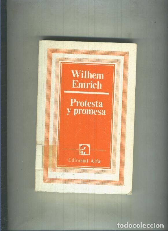 Libros: Estudios alemanes: Protesta y promesa - Wilhem Emrich - Foto 1
