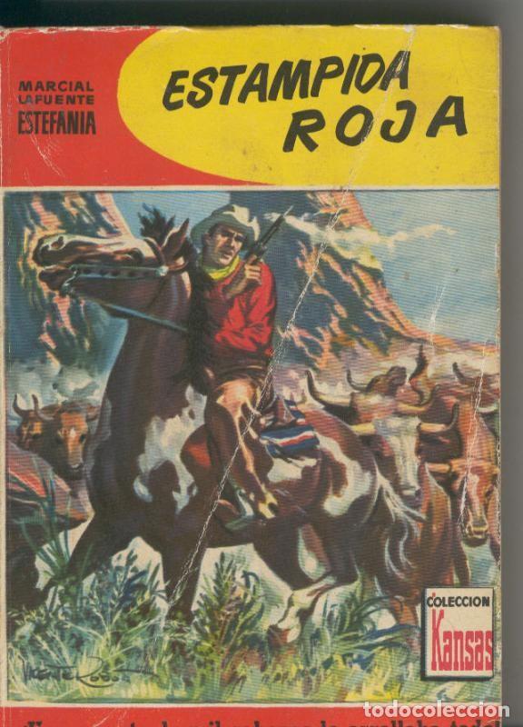 Libri di seconda mano: Kansas numero 163: Estampida roja - Marcial Lafuente Estefania