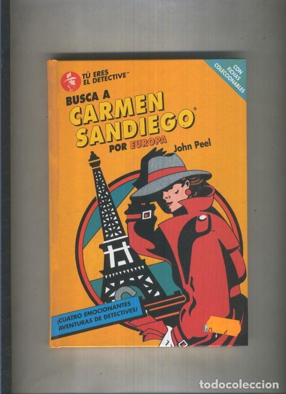 Libros: Busca a Carmen Sandiego por Europa (con fichas coleccionables) - John Peel