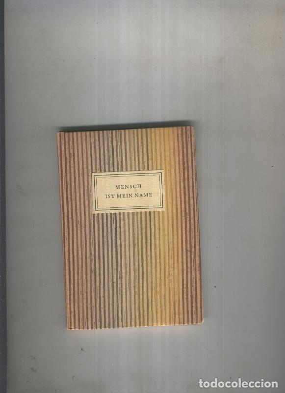 Libros: Mensch ist mein name - Carl Spitteler - Foto 1