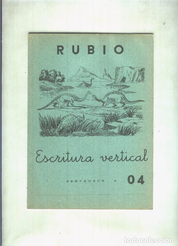 books: Cuaderno de escritura numero 04 Escritura vertical - Rubio