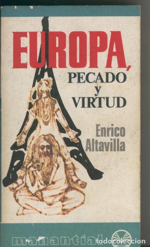 Libros: Coleccion Manantial numero 07: Europa, pecado y virtud - Enrico Altavilla