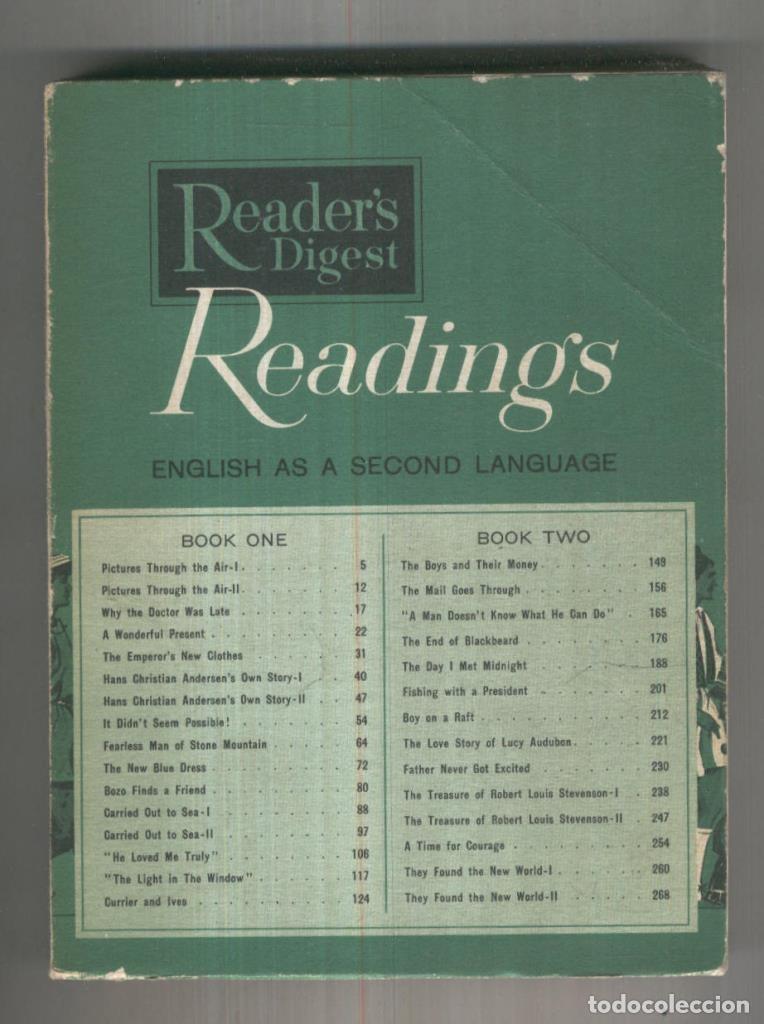 Livres: Readings english as a second language (subrayado en paginas a lapiz y ejercicios - Varios