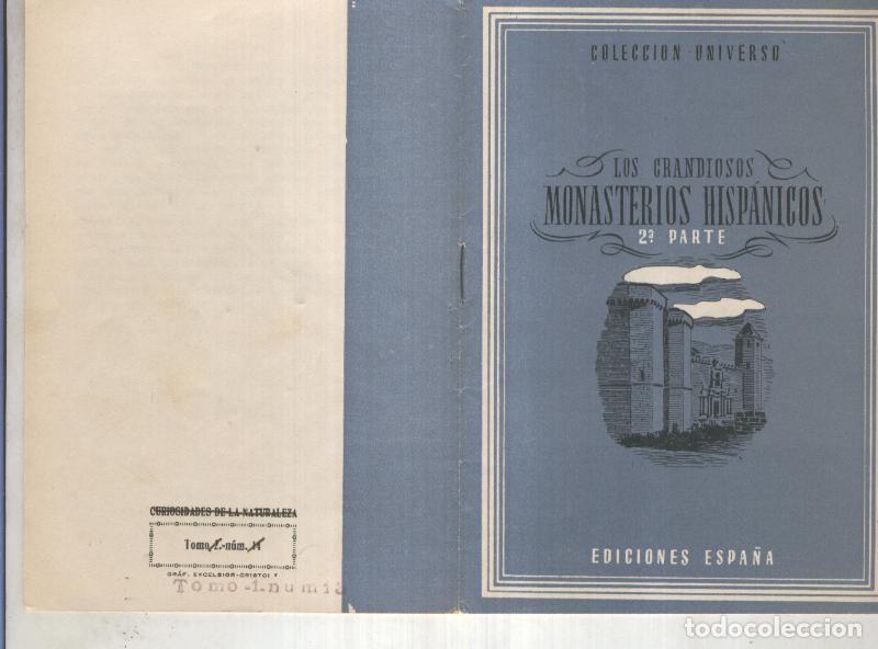 Livres: Coleccion Universo tomo 2 numero 14: Los grandiosos monasterios hispanicos, segunda parte - Varios
