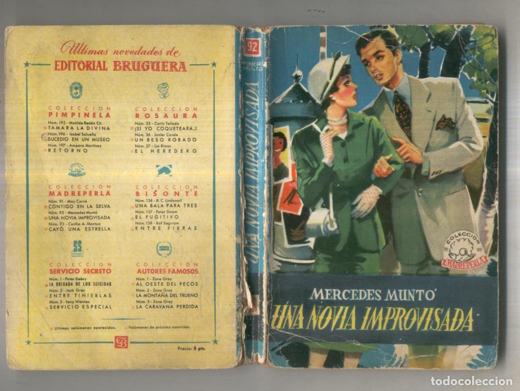 Libros: Madreperla numero 092: Una novia improvisada (novela aviejada) - Mercedes Munto