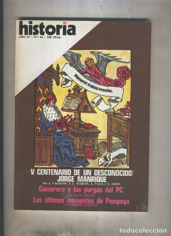 Libros: Historia 16 numero 044: Quinto centenario de Jorque Manrique, - Varios - Foto 1