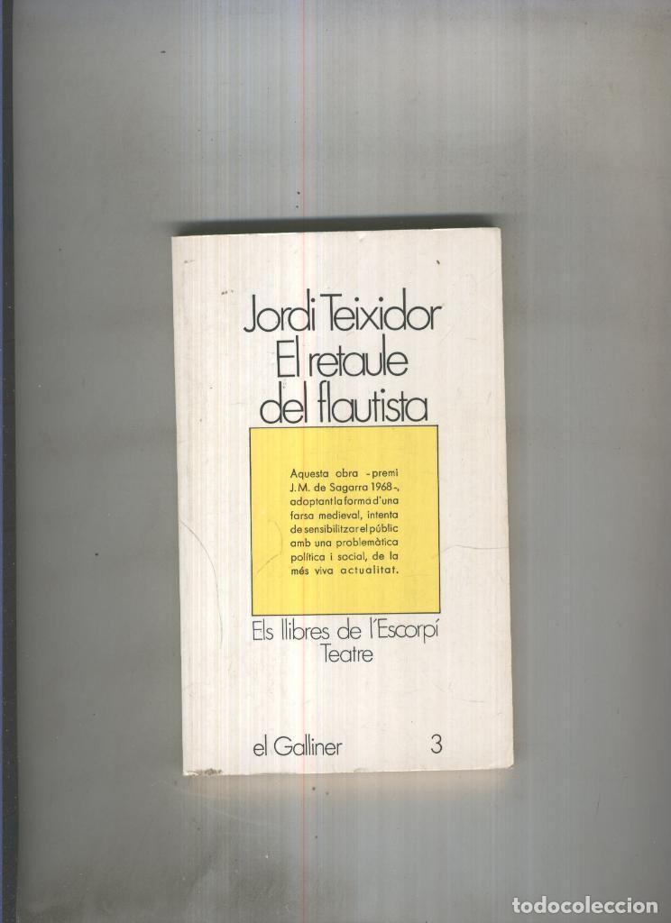 Libros: El retaule del flautista - Jordi Teixidor