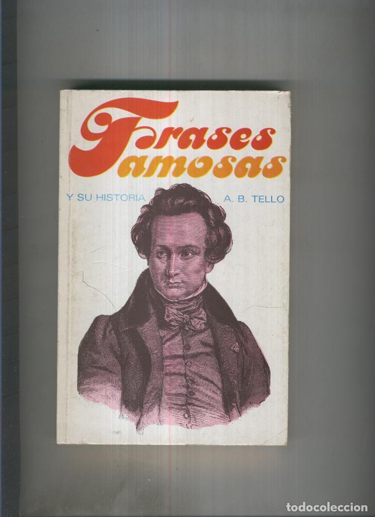 Libros: Frases famosas - A.B Tello - Foto 1