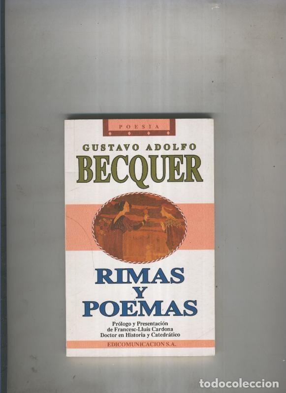 Libros: Rimas y Poemas - Gustavo Adolfo Becquer - Foto 1