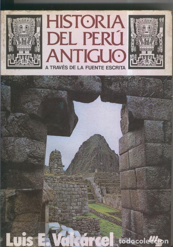 Livros em segunda m&atilde;o: Historia del Peru antiguo a traves de la fuente escrita. Volumen 3 - Luis E. Valcarcel