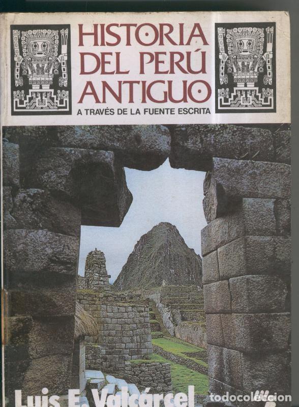 Livros em segunda m&atilde;o: Historia del Peru antiguo a traves de la fuente escrita. Volumen 5 - Luis E. Valcarcel