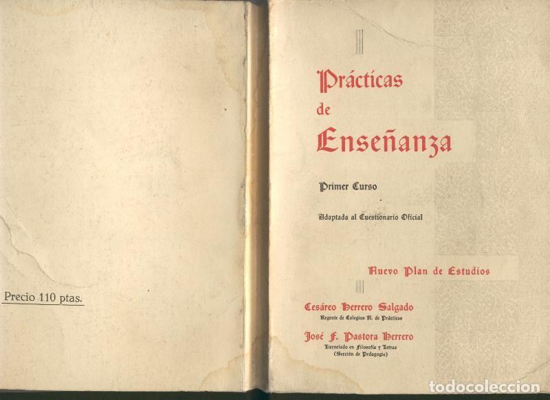 Livros em segunda m&atilde;o: Practicas de ense&ntilde;anza - Cesareo Herrero Salgado y Jose F. Pastora Herrero