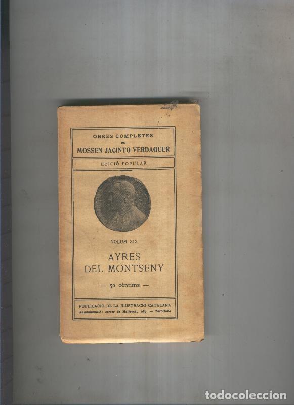 B&uuml;cher: Ayres del Montseny Volum XIX - Mossen Jacinto Verdaguer