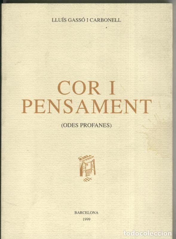 Livros em segunda m&atilde;o: Cor i pensament (odes profanes)( - Lluis Gasso i Carbonell