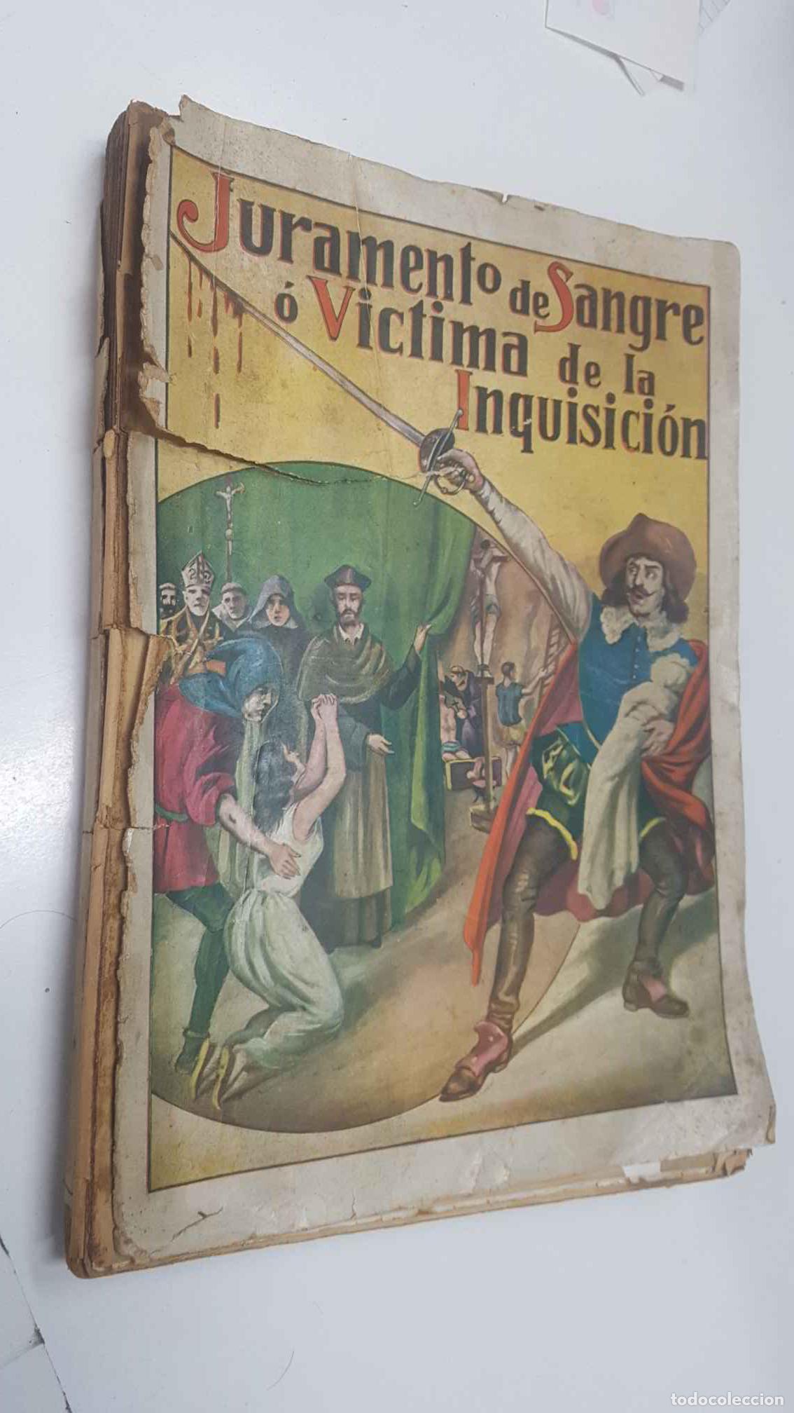 Libros: Juramento de Sangre o Victima de la Inquisicion (para encuadernarse) - Arturo Ortega