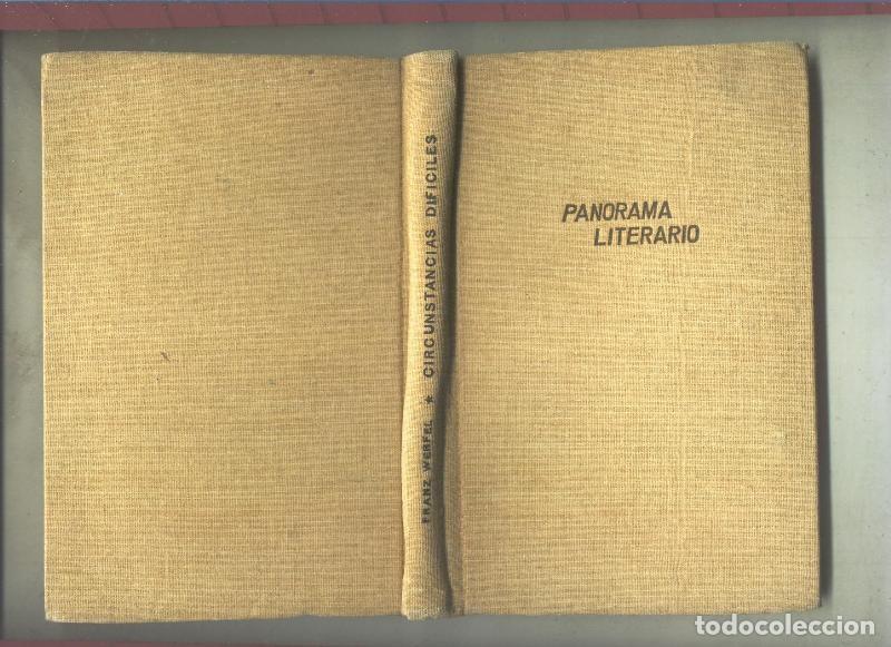 Libros: Panorama Literario: Circunstancias dificiles - Franz Werfel