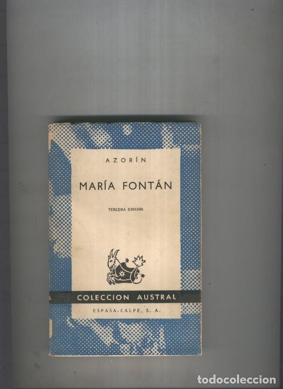 Libros: Maria Fontan - Azorin - Foto 1