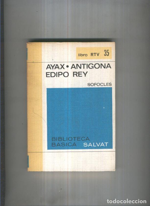 Libros: LIbro RTV numero 035: Ayax-Antigona-Edipo Rey - Sofocles - Foto 1