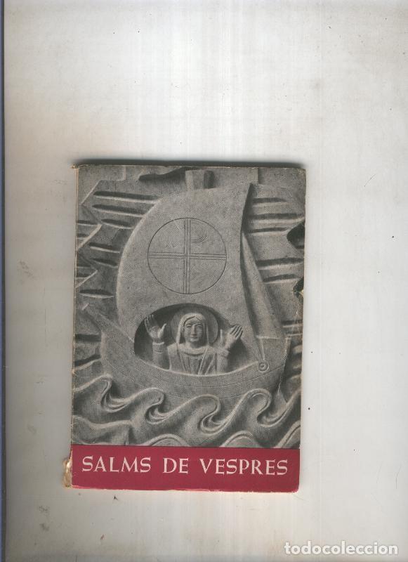 Libros: Salms de vespres - Varios - Foto 1