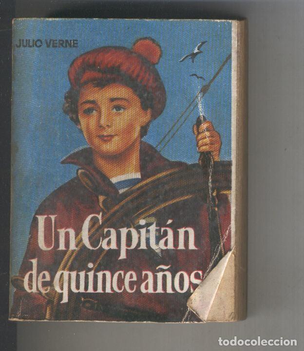 Livres: Enciclopedia Pulga numero 039: Un capitan de quince a&ntilde;os - Julio Verme