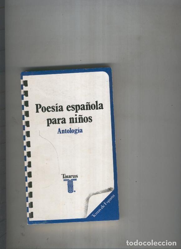 Libri di seconda mano: Poesia espa&ntilde;ola para ni&ntilde;os. Antologia - Varios