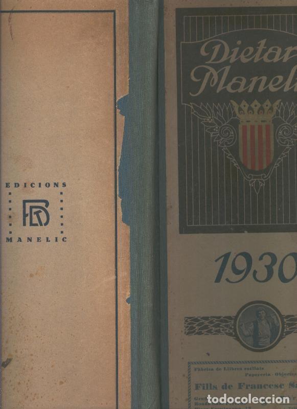 Libri di seconda mano: Dietari Manelic 1930 - Varios