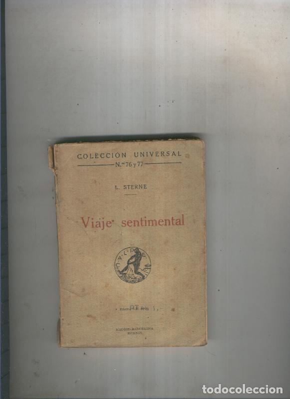 Libros: Viaje sentimental - L. Sterne - Foto 1