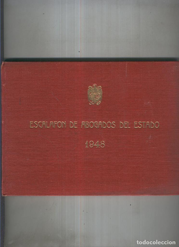 Libros: Escalafon de abogados del Estado 1948 - varios - Foto 1