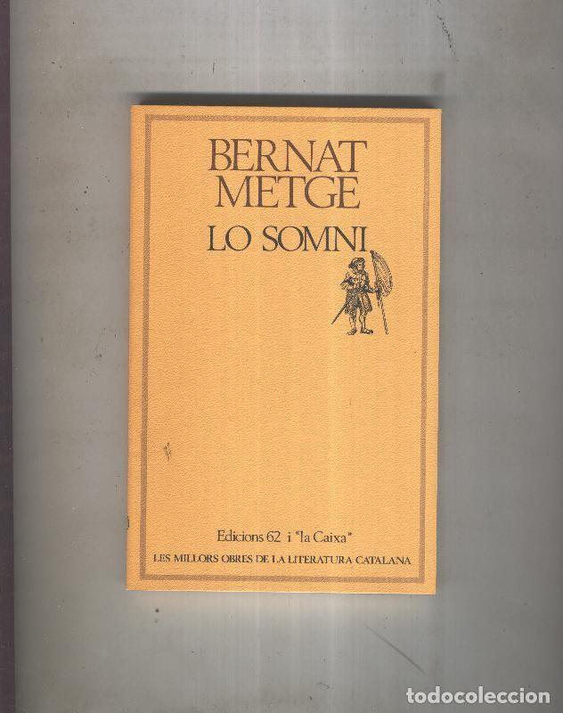Libros: Lo somni - Bernat Metge - Foto 1