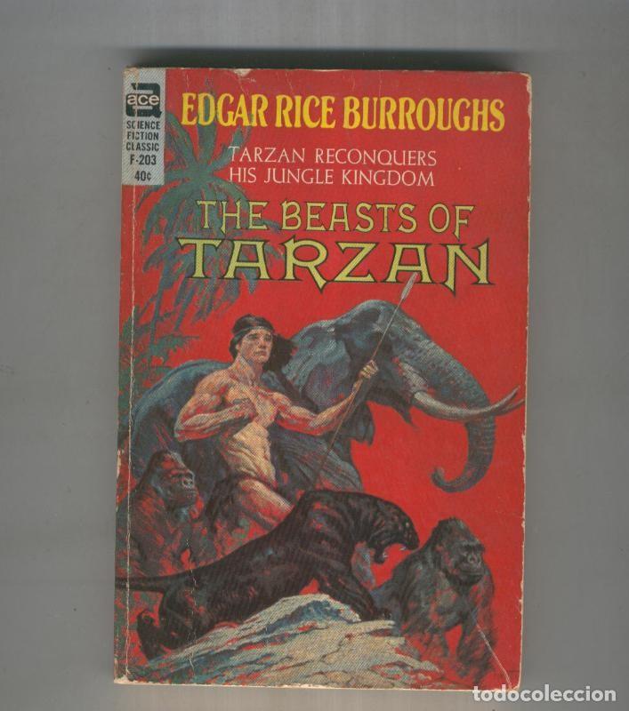 Libros: Science Fiction Classic numero F-203: The beasts of Tarzan - Edgar Rice Burroughs
