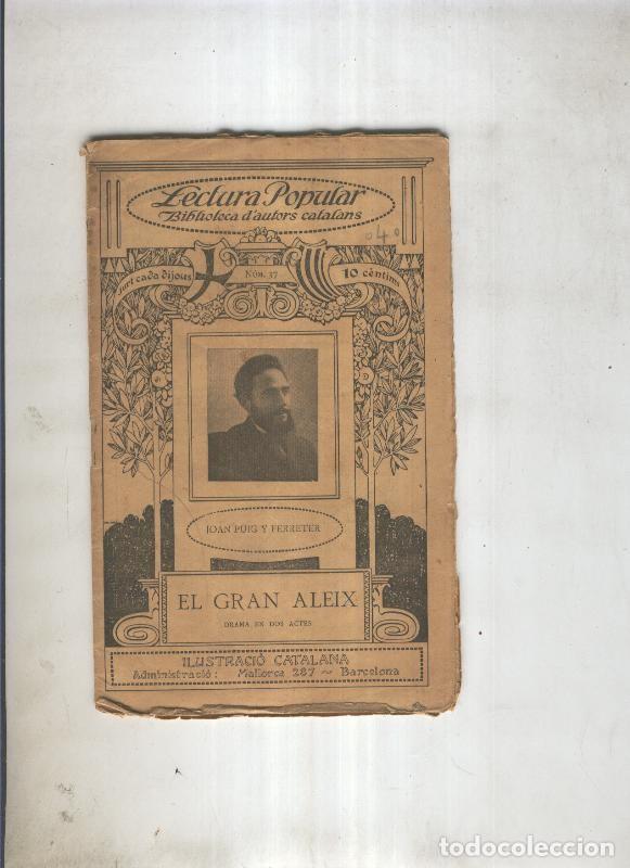 Libri di seconda mano: El Gran Aleix - Joan Puig y Ferreter