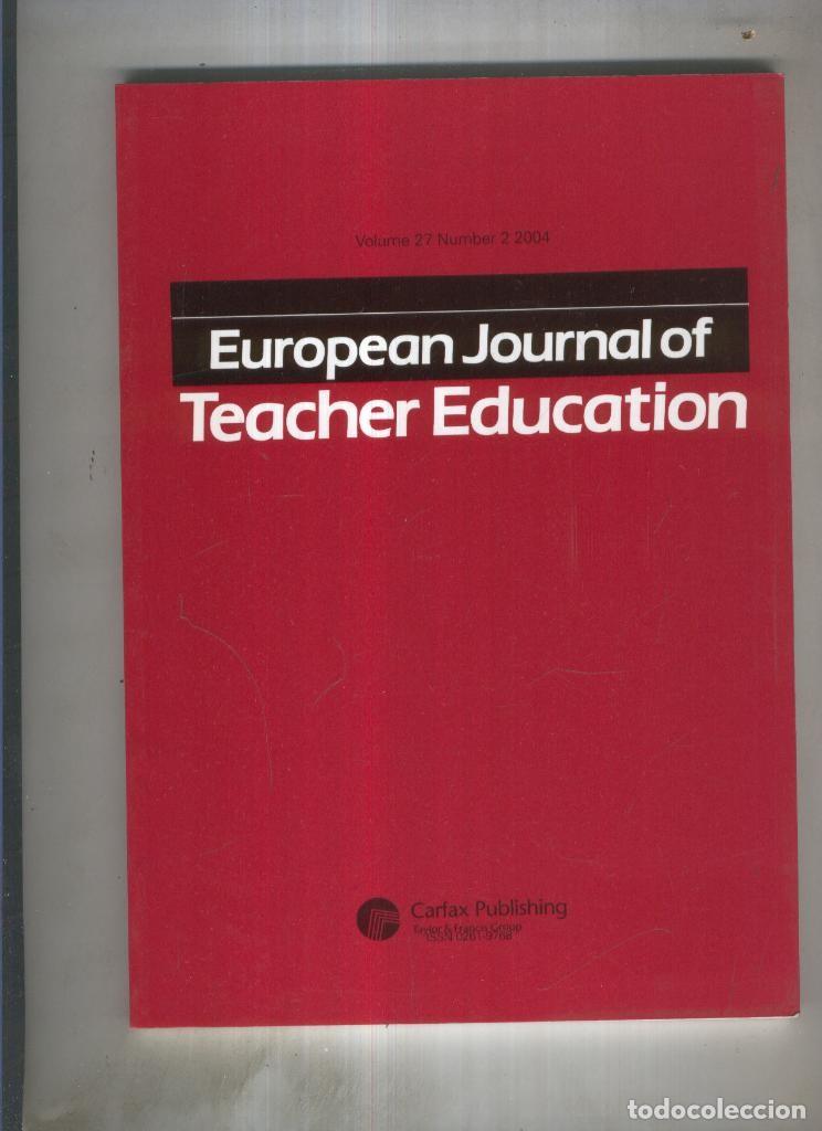 books: European Journal of. Teacher education vol. 27 number 2 2004 - varios