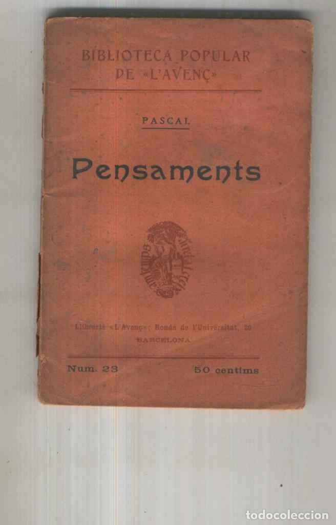 Livros em segunda m&atilde;o: Pensaments de Pascal - Pascal