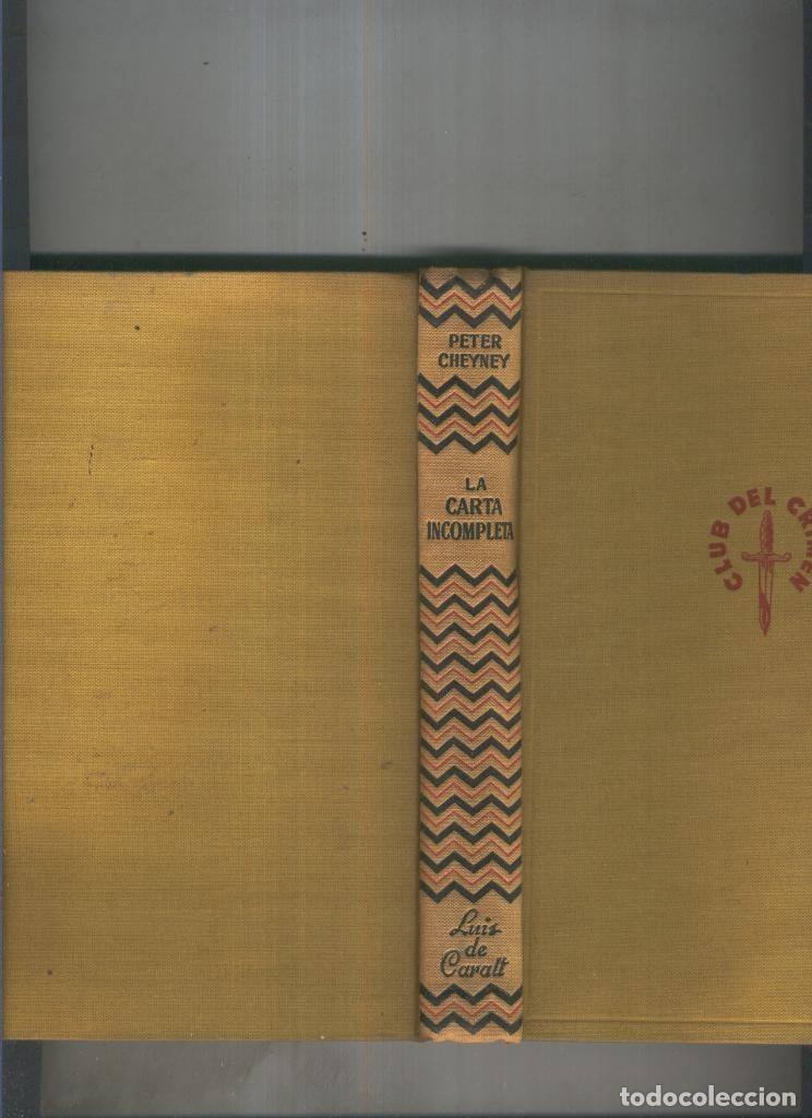 B&uuml;cher: La carta incompleta - Peter Cheyney