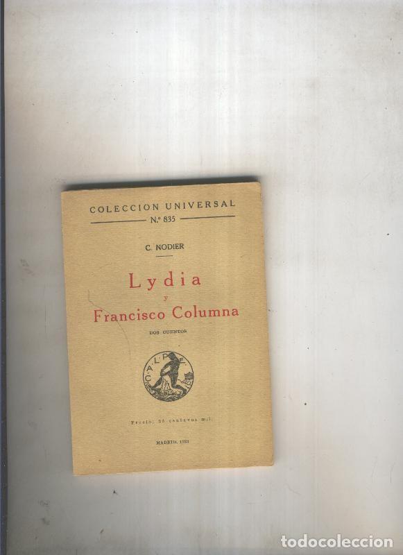 Libros: Lydia y Francisco Columna - C. Nodier - Foto 1