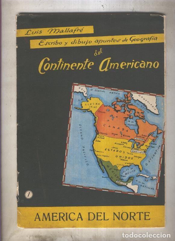 Libri di seconda mano: Escribo y dibujo apuntes de geografia del continente americano numero 1: America del norte - Luis Ma