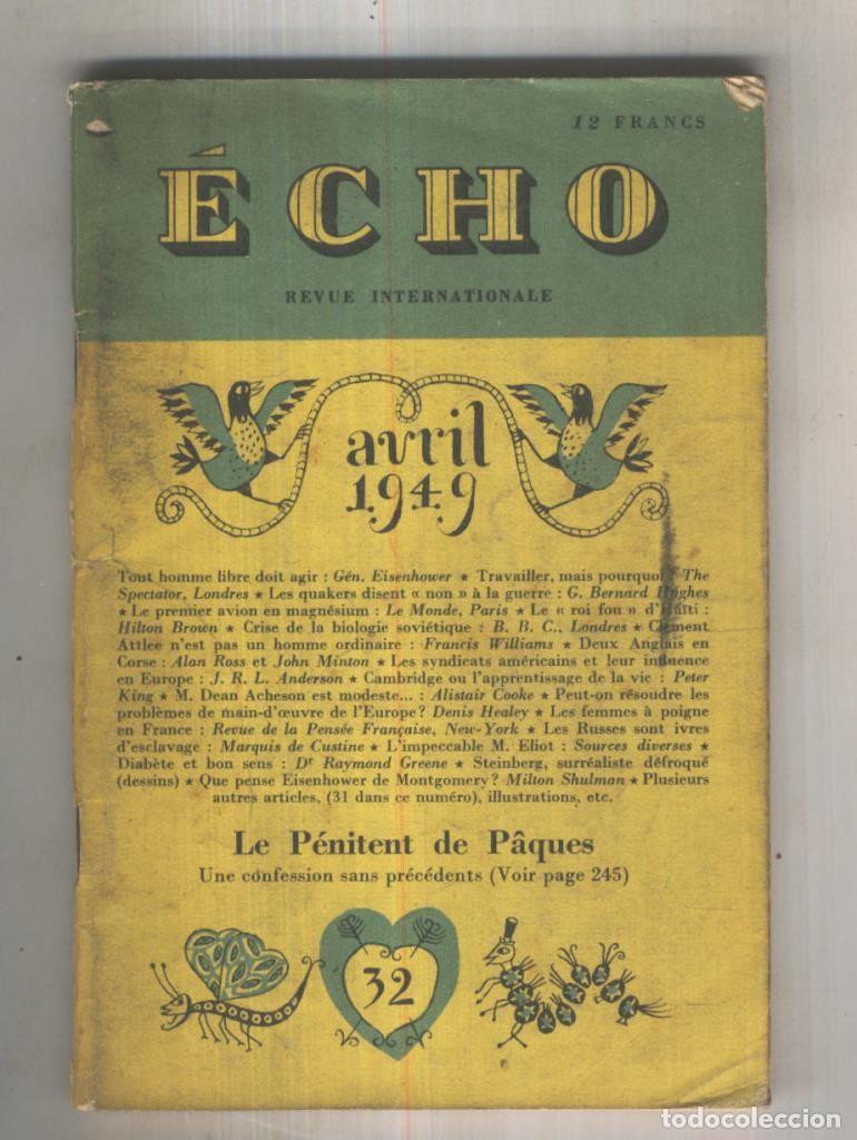 Libros: Echo revue internationale numero 32 - Varios - Foto 1