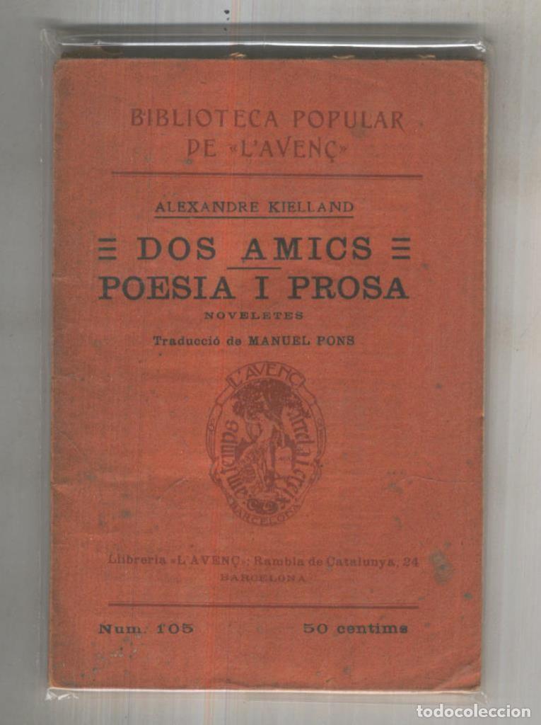 Libros: Dos amics. Poesia y Prosa - Alexandre Kielland - Foto 1
