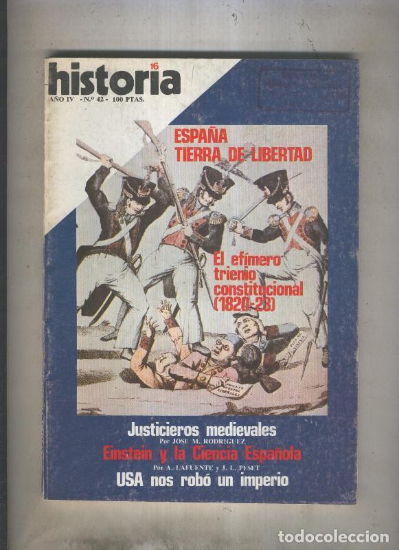 Livros em segunda m&atilde;o: Historia 16 numero 042: Espa&ntilde;a, tierra de libertad - Varios
