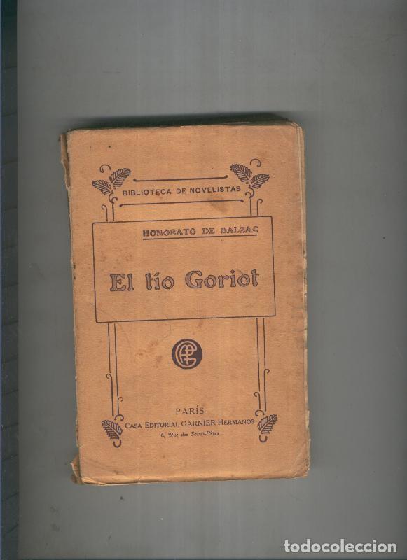 Libros: El tio Goriot - Honorato de Balzac - Foto 1